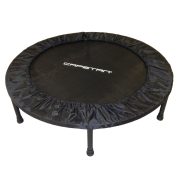 Capetan® Premium Fly 97 cm Zimmertrampolin – 100 kg Belastbarkeit, Federabdeckung aus kraftvollem Polyesterstoff