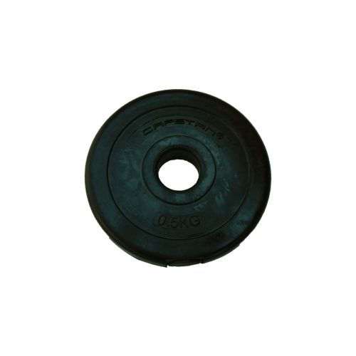 Capetan® 0,5 kg Hantelscheibe aus Vinyl – 0,5 kg Hantelscheibe mit Zement (1 Stck.)