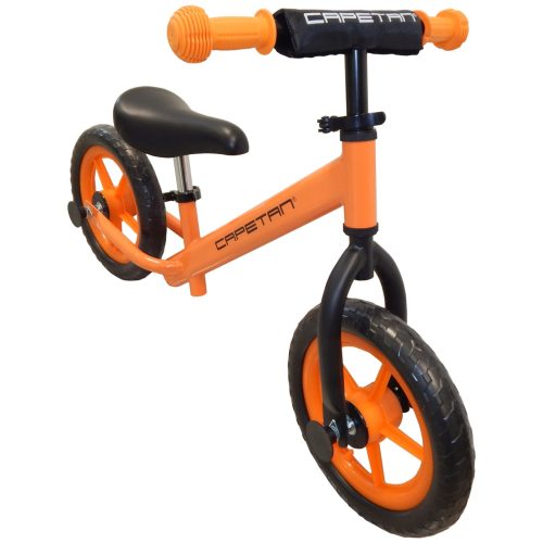 Capetan® Energy Orangenfarbiges Laufrad mit 12" Rädern – Kinderfahrrad ohne Pedal