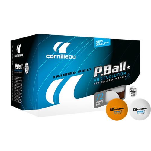 Cornilleau Tischtennisball Pro 72er Pack, Farbe: Weiß