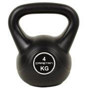   Capetan ® Kettlebell aus Kunststoff, Kugelhantel mit Zement Füllung, Kunststoff Überzug