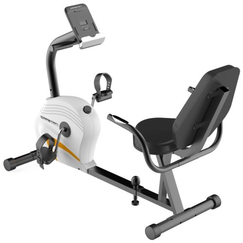 Capetan® Fit Line X3.2 Liegefahrradtrainer mit einem 7 kg schweren Schwungrad, Pulsmesser, Tablethalter, mit 110 kg Belastbarkeit