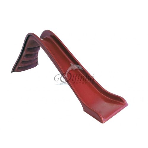 Golfinho Schwimmbeckenrutsche – Glasfaser, mit rutschfester Treppe, 225 x 55 x 60 cm