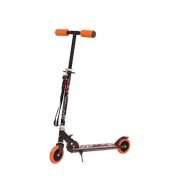   Nextreme Raptor Rally Kick Roller mit 120 mm großen Rädern – zusammenklappbarer Aluroller mit Schultertrage, orangener Farbe, max. 86 cm hoher Lenkstange