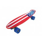   Garlando Freedom Pro Rollbrett mit USA-Flaggenmuster aus thermoplastischem ABS