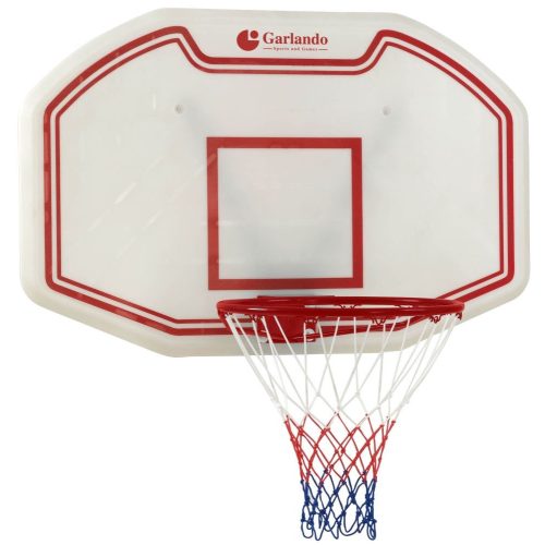 Garlando Seattle Streetballbrett 110 x 70 cm – Basketballbrett für draußen zur Befestigung an der Wand