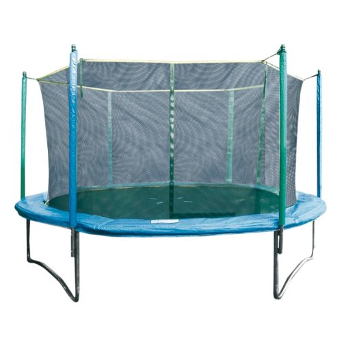 Garlando Combi L 305 cm Durchm. Trampolinset mit Sicherheitsnetz – Trampolin mit Schutznetz in extra sicherer, 68 cm hoher Ausführung