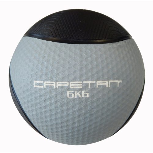 Capetan® Professional Line 6 kg springender Medizinball aus Gummi (auf Wasser schwimmend)