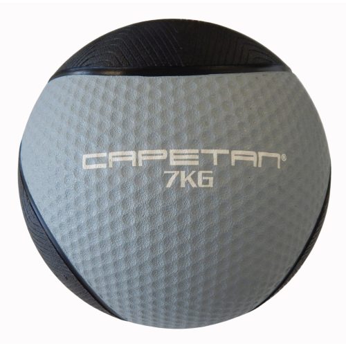 Capetan® Professional Line 7 kg springender Medizinball aus Gummi (auf Wasser schwimmend)