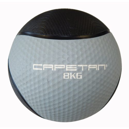 Capetan® Professional Line 8 kg springender Medizinball aus Gummi (auf Wasser schwimmend)