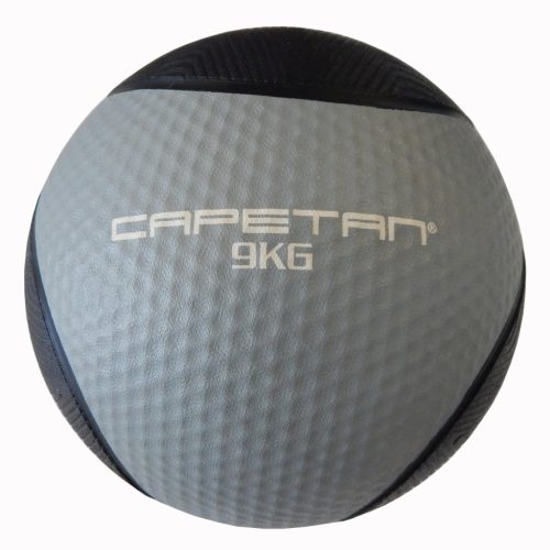 Capetan® Professional Line 9 kg springender Medizinball aus Gummi (auf Wasser schwimmend)