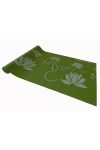 Capetan® PVC Jogamatte 173 x 61 x 0,4 cm in grüner Farbe mit Mustern