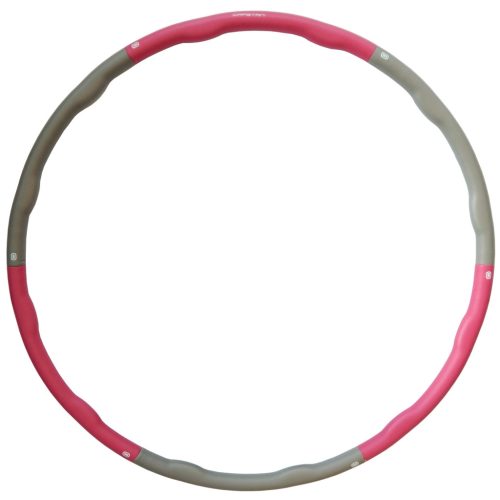 Capetan® 100 cm Durchm. Hula-Hoop-Reifen mit 1200 g Gewicht & Massageoberfläche – gepolsterter Hula-Hoop-Reifen