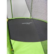 Capetan® Selector Lime 397 cm Trampolin mit 180 kg Belastbarkeit, mit langen Netzstangen, mit befestigenden T-Elementen zusätzlich verstärktes Rahmengestell, mit extra hohem Sicherheitsnetz – premium Gartentrampolin mit dicker Federabdeckung, mit ei