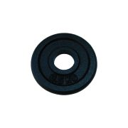   Capetan® 0,5 kg 31 mm Durchm. Hantelscheibe aus Stahl mit schwarz-seidenem Bezug